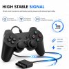 Wired Dual Vibration Controller for PS2 - Black