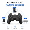 Wired Dual Vibration Controller for PS2 - Black
